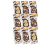 Danny's Easter Chocolate 100g Plaque Variation - Bulk Pack of 9 x 100g Easter Bar Variety Gift Pack (three of each type of bar) - Easter Gift