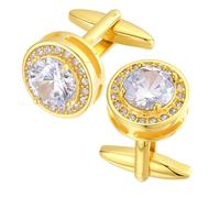 Dannyshi Cuff Links Mens Personalized Classic Round Cufflink Wedding Shirts Cufflinks for Men Jewelry Gifts, 0.7in, Stainless Steel, no gemstone