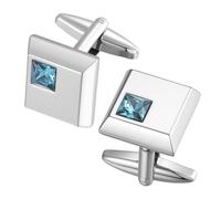 Dannyshi Cufflinks for Men Classic Wedding Business Shirt Cuff Links Set Gifts with Box, 15 mm, Copper, no gemstone