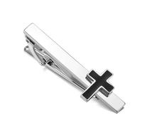 Dannyshi Tie Clips for Men, Classic Tie Clip, Silver, Gold, Tie Bar Clips, Jewelry Gift Box, 2.16IN, Non-Precious Metal, No Gemstone