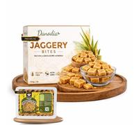 Danodia Foods Jaggery Bites, 1 lb (450g) | Pure & Natural Small Square Bites for Easy Use | Unrefined Sugar Substitute | Chemical Free Sweet Bites | Traditional Indian Sweetener