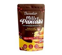 Danodia Foods Millet Pancake & Waffle Premix, No Sugar Added, Instant Multimillet Pancake Mix, Just Add Milk or Water, Soft Fluffy Breakfast Pancakes, Ready to Cook, 200g (7.05 oz) Each, Pack of 2