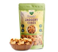 Danodia Foods Natural Brown Jaggery Cubes/Blocks 0.9 Pounds, Natural Sugarcane Sweetener, Ideal For Tea, Milk, Pudding, Etc (No Additives, No Anticaking Agent), 450Gram
