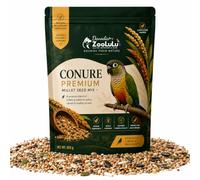 Danodia's Zoolulu Premium Conure Energy Millet Mix (950g/2 lbs) | Premium Bird Food Blend for Conures, Quakers, Cockatiels & Lovebirds | Daily Feeding Blend