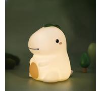 Danolt Dinosaur Night Light, Silicone, Green, Decoration, Tabletop
