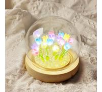 Danolt Forever Tulips Light Romantic Colour Tulip Lamp Flower Lamp for Girls and Women, Cute Room Decor