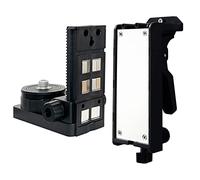 DANPON Strong Magnetic L-Bracket Wall Mounted for Laser Level Holder Stand Support with Updated Magnetic Pivoting Base can be Adsorbed on The Tube