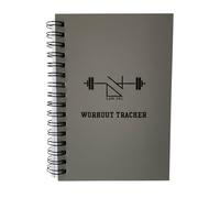 DanRaw Pro A6 Workout Tracker Notebook | 130-Page Fitness Log with 65 Sheets | Compact Gym Planner for Exercise, Progress, and Goal Tracking