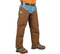DAN'S Hunting Gear, LLC, Brush Buster, Briar Proof Chaps, Unlined, Made in U.S.A., Brown, X-Large/30" Inseam
