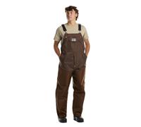 DAN'S Hunting Gear, LLC Cordura Classic Bib Overall, Briar proof, unlined, made in U.S.A., Brown, Medium/30" Inseam
