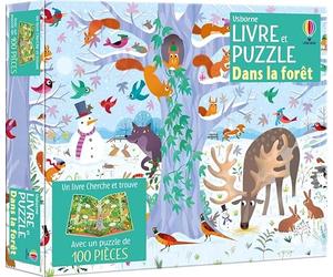 Dans la forêt - Coffret Livre et puzzle - Dès 5 ans: Avec un livre cherche et trouve et un puzzle de 100 pièces