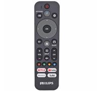 Dan's Originals OEM RF553A Replacement Voice Remote Control | Compatible with Philips 4K Ultra HD LED Google TV's with Netflix, YouTube, Discovery+, tubi - URMT26CNDA14