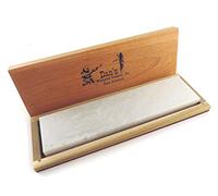 Dan's Whetstone Company Inc. Genuine Arkansas Hard (Fine) Knife Sharpening Bench Stone Whetstone 8" x 2" x 1/2" in Wood Box FAB-82-C