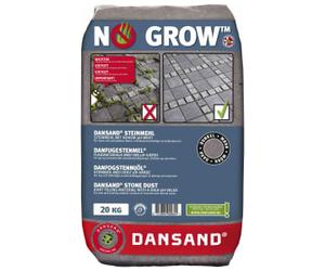 Dansand NO GROW Block Paving Jointing Grout - 20kg - Covers 2 -10m² - Grey