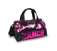 DansBags Sequin Dance Heart Duffle Bag - B842, Pink, 00