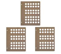 Dansco Blank Album Page for US/Canada Dimes 3 Pack