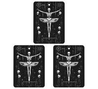 Danse Macabre Car Air Freshener 3-pack Aromatherapy Tablets Hanging Scented Cards for Rooms Bathrooms Wardrobe Square