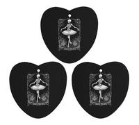 Danse Macabre Cute Car Air Fresheners 3pcs Long Lasting Scent Car Mirror Hanging Scented Cards Tablets