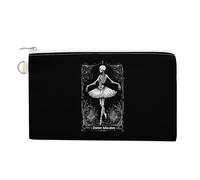 Danse Macabre Cute Zero Wallet for Women Men Lightweight Coin Pouch with Zippered