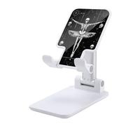 Danse Macabre Foldable Cell Phone Stand for Desktop Adjustable Height Compatible with All Smartphone