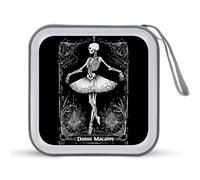 Danse Macabre Printed CD Case Hard Plastic Protective DVD Storage Binder Bag for Home Office