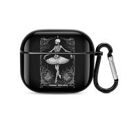 Danse Macabre Trendy Bluetooth Earbuds Protector Printed Wireless Earbud Case Covers Compatible with Airpods 3