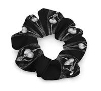 Danse Macabre Trendy Scrunchies Hair for Women Classic Elastic Thick Ponytail Holders Hair Bands