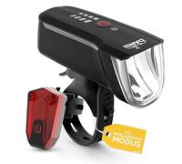 DANSI Fahrradleuchten-Set StVZO I LED-Fahrradlicht I Rad-Licht hell vorne