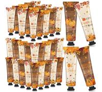 Dansib 20 Pcs Fall Baby Shower Hand Cream Bulk Hand Cream Gifts a Little Pumpkin Baby Shower Party Favors for Guests Travel Size Lotion Autumn Thanksgiving Wedding Birthday Party Supplies