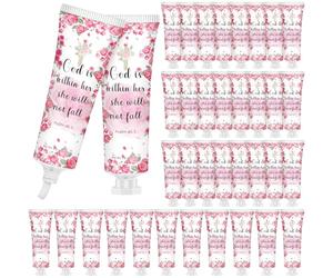 Dansib 36 Pack Christian Gifts Bulk for Women Mini Hand Cream Bulk God Is Within Her She Will Not Fall Mother's Day Church Gifts Moisturizing Travel Size Mini Hand Lotion for Mom Religious Party Favor