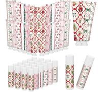 Dansib 48 Pcs 24 Sets Valentine's Day Hand Cream and Lip Balm Bulk Gift Set, 6 Scents Coquette Bow Valentine's Day Travel Size Hand Lotion Lip Care Gift for Women Staff Coworkers