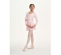 Danskin Girls Rhythm Wrap Top in Pink - Pink - 6 Yrs