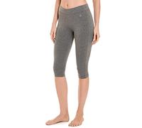 Danskin Women's Capri Legging,Heather Grey,Small