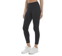 Danskin Women's Double Brushed 7/8 Leggings, Black Salt, S
