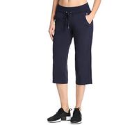 Danskin Women's Drawcord Crop Pant - Blue - 2X