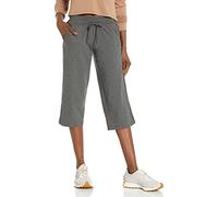 Danskin Women's Drawcord Crop Pant - Gray - 2X