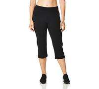 Danskin Women's Everyday Basic Capri Pants Yoga, Black, M
