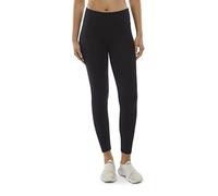 Danskin Women's Mid Rise Ankle Legging, Black Salt, Large