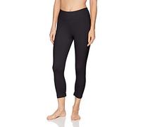 Danskin Women's Signature Yoga Capri Legging, Rich Black, Medium