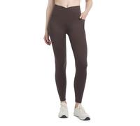 Danskin Women's Studio Cross Waist Full Length Leggings, Espresso, XS