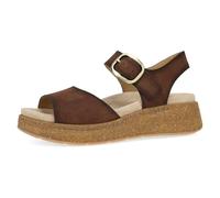 Dansko Bianca Platform Sandal for Women - Memory Foam and Suede Wrapped Footbed for an Extra Plush Comfort and Support, Brown, 6.5-7