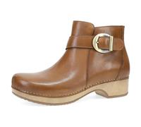 Dansko Brennan Ankle Bootie with Stylish Accents for Women - Memory Foam and Arch Support for All -Day Comfort and Support - Lightweight EVA Outsole For Long-Lasting Wear, Tan, 7.5-8