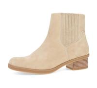 Dansko Daisie Chelsea Boot for Women - Waterproof Leather Shoes, Waterproof Boots with Rubber Outsole and Leather Stacked Heel for Long-Lasting Style in any Weather, Sand, 10.5-11