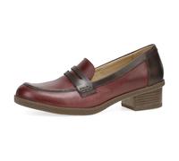 Dansko Danica Heeled Loafer for Women - Waterproof Leather with Rubber Outsole and Leather Stacked Heel for Long-Lasting Style in Any Weather, Plum/Chocolate, 6.5-7