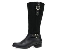 Dansko Dawn Waterproof Equestrian-Inspired Tall-Shaft Fashion Riding Boot with Classic Hardware, Durable Leathers, and Inside Zipper, Black, 10.5-11