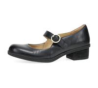 Dansko Deirdra Women's Mary Jane - Leather Dress Shoe with Arch Support, Memory Foam Comfort, Crepe Rubber Outsole, Comfortable for Flight Attendants, Teachers & Office Wear, Black, 5.5-6