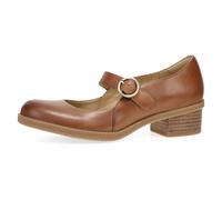 Dansko Deirdra Women's Mary Jane - Leather Dress Shoe with Arch Support, Memory Foam Comfort, Crepe Rubber Outsole, Comfortable for Flight Attendants, Teachers & Office Wear, Tan, 5.5-6