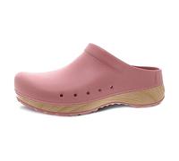 Dansko Kane Slip-On Mule Clog for Women - Lightweight Cushioned Comfort and Removable EVA Footbed with Arch Support - Easy Clean Uppers, Rose, 9.5-10