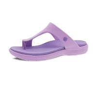 Dansko Krystal Slip-On Thong Sandal for Women - Lightweight and Durable, Easy Clean Molded EVA -Natural Arch technology for Added Support, Purple, 6.5-7