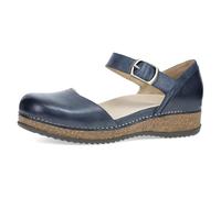 Dansko Mae Mary Jane for Women - Dual-Density Cork/EVA Midsole and Lightweight Rubber Outsole Provide Durable and Comfortable Ride on Patented Stapled Construction, Navy, 9.5-10